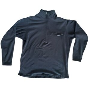 1995 Patagonia Activist Fleece 1/4 Zip Pullover – Made in USA – XL Black